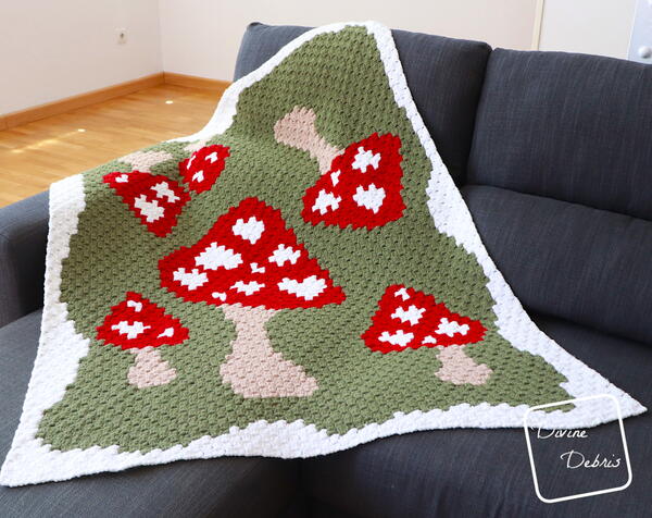 Mushroom Love Blanket