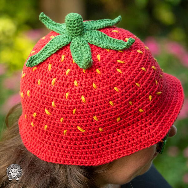 Berry Cute Strawberry Bucket Hat