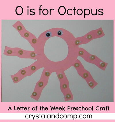 Letter Of The Week Craft: O Is For Octopus