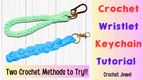 Crochet Wristlet Keychain