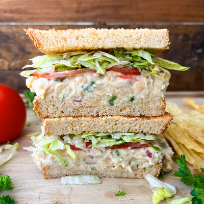 The Best-ever Chickpea Salad Sandwich | Healthy 10 Minute Recipe
