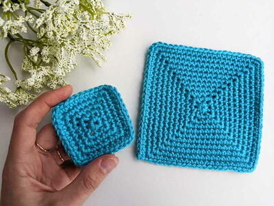 Single Crochet Granny Square