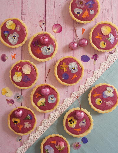 Cherry Cream Tartlets