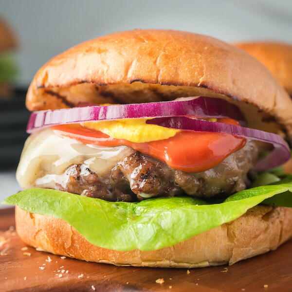 Grilled Pork Burger Recipe