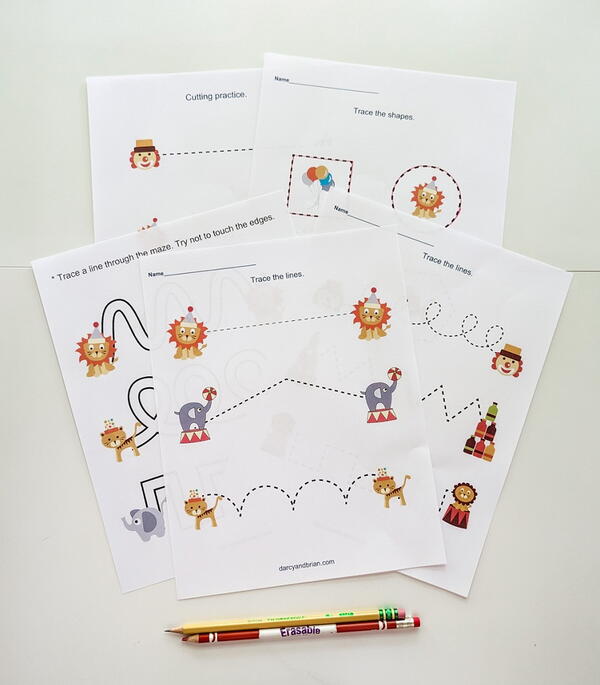 Step Right Up! Fun Preschool Circus Printables