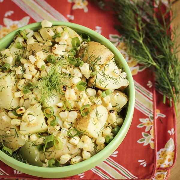 Perfect Summer Potato Salad With Corn