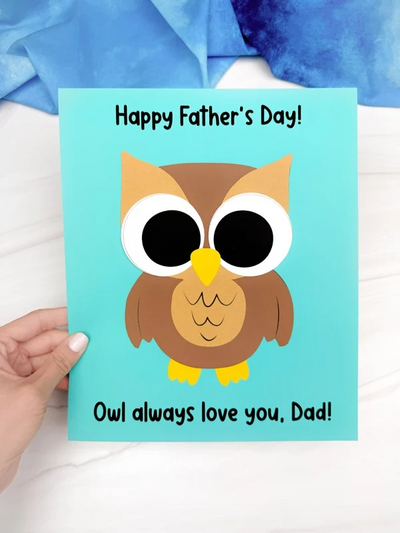 Easy Father’s Day Owl Craft | AllFreePaperCrafts.com