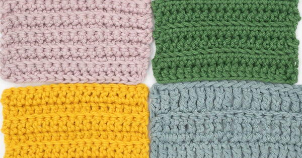 How To Crochet In The Back Loop Only