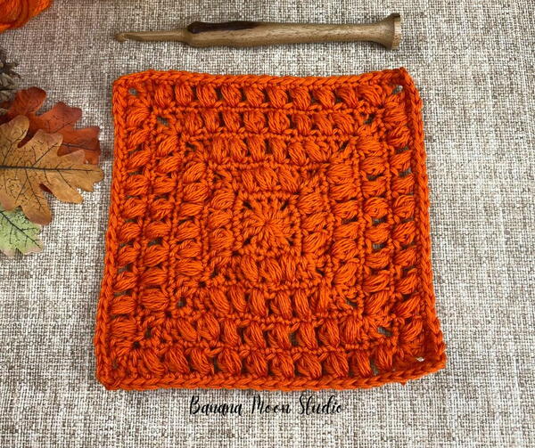 Pumpkin Blanket Square