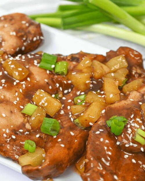 Slow Cooker Honey Garlic Chicken