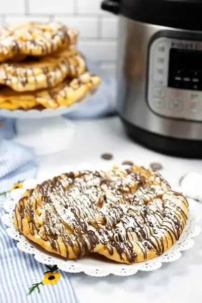 Instant Pot Homemade Funnel Cake