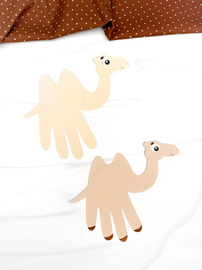 Easy Handprint Camel Craft