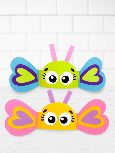Colorful Butterfly Headband Craft