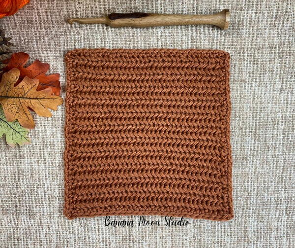 Hazelnut Crochet Square