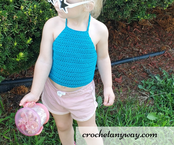 Easy Toddler Halter Top