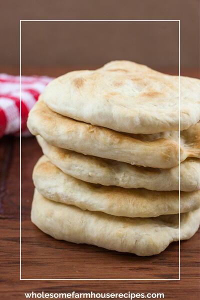 Easy Homemade Soft And Fresh Pita Bread Recipe