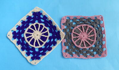 Wheel Designed Granny Square 