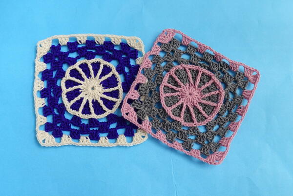 Wheel On Granny Square