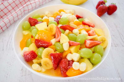 Easy Fruit Salad With Pudding