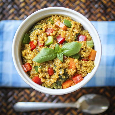 Simple And Flavorful Quinoa Curry