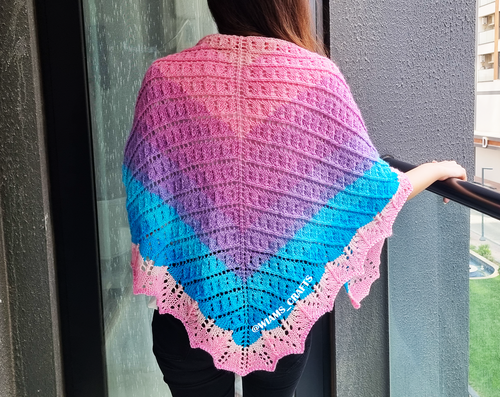 Lumin5us Fuchsia Shawl