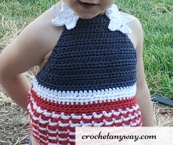 American Beauty Toddler Halter Top