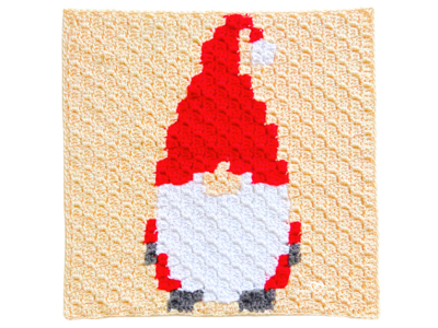 Christmas Magic Gnome Square