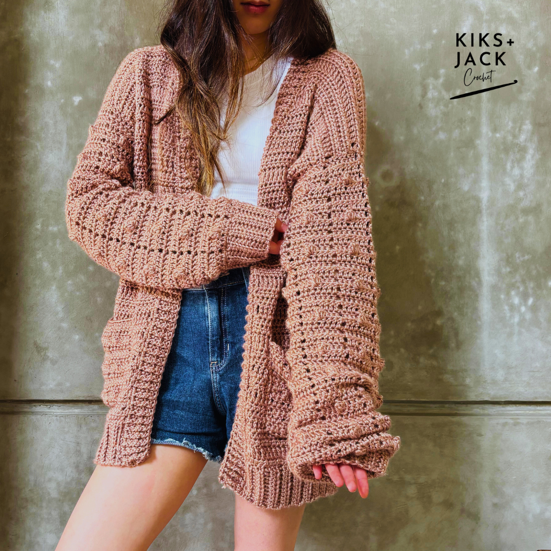 Wanderers Relaxed Fit Crochet Cardigan | AllFreeCrochet.com