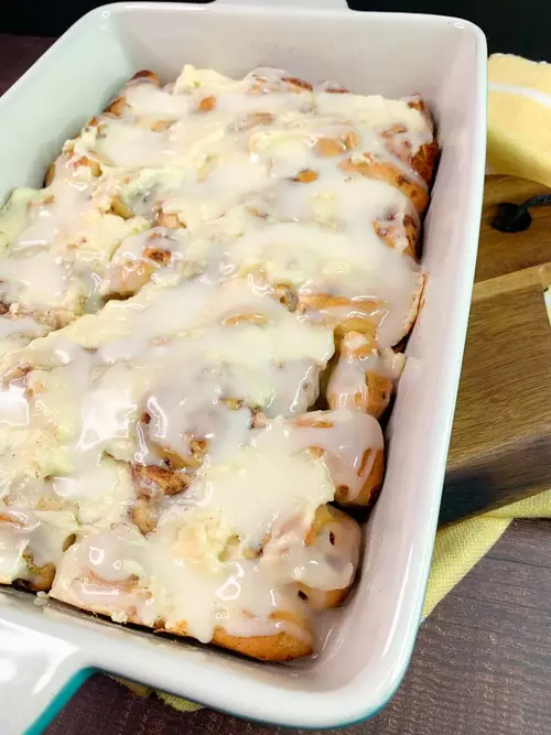 Cinnamon Roll Casserole Without Eggs