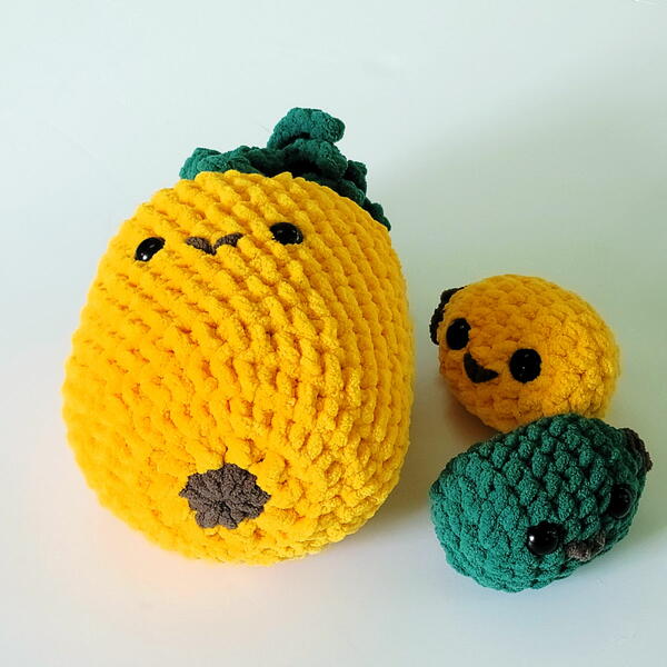 Fruit Squish Set: Pineapple, Lemon, And Lime