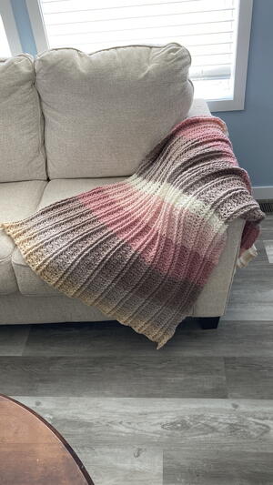 Blushing Lady Hygge Crochet Blanket Pattern