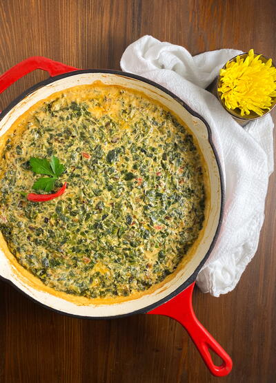 Cajun Creamed Spinach