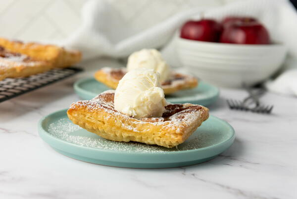 Upside Down Puff Pastry Tarts With Cosmic Crisp Apples