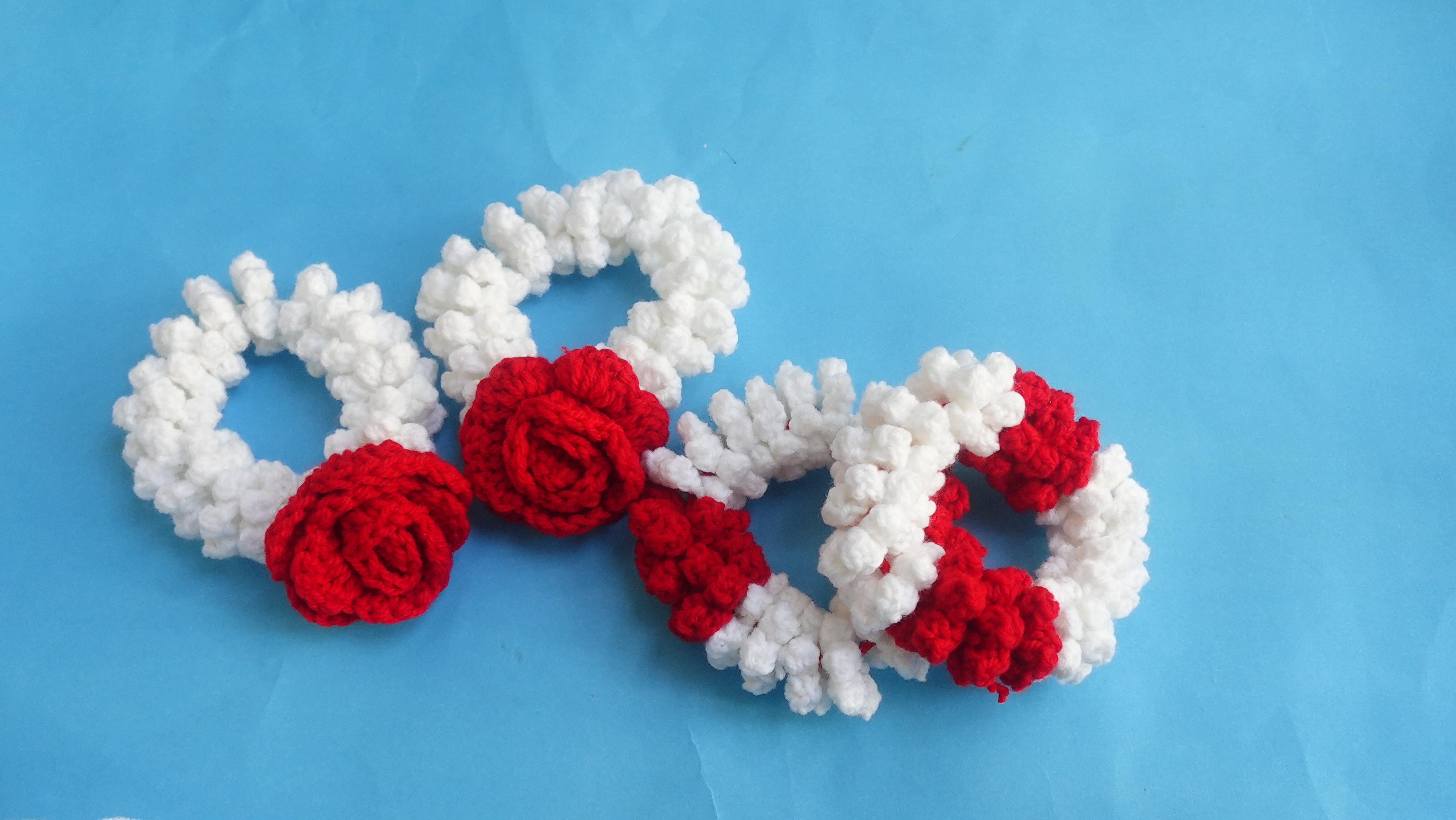 Jasmine Gajray /garland/ Scrunchies | AllFreeCrochet.com