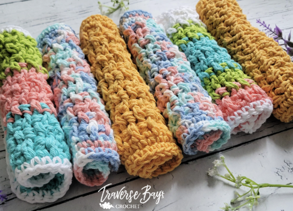 Textured Cotton Dishcloth