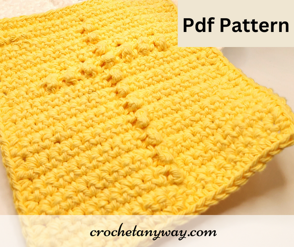 Double-sided Cross Dishcloth