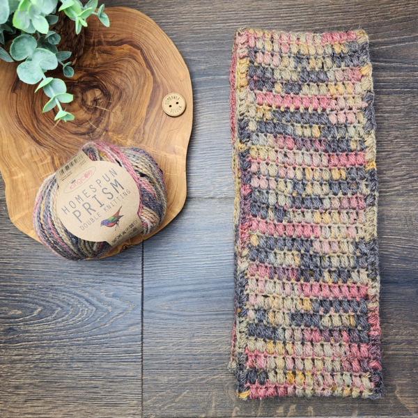 Mooreland Puff Stitch Scarf