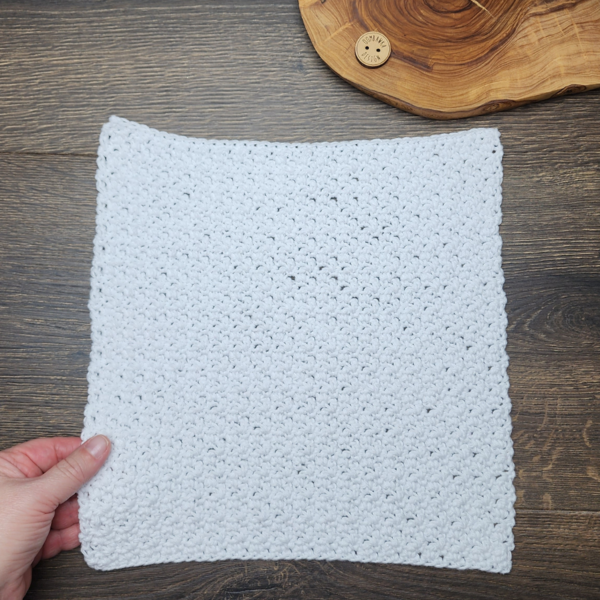 Griddle Stitch Washcloth