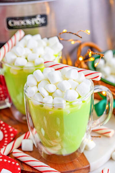 Grinch Hot Chocolate (fun Holiday Drink)