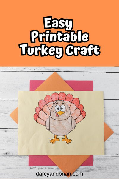 Printable Turkey Craft