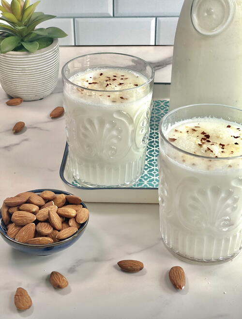 Badam Sharbat | Almond Drink | RecipeLion.com