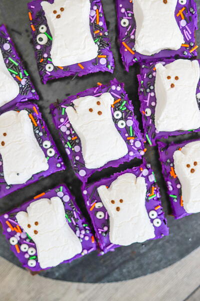 Halloween Ghost Brownies