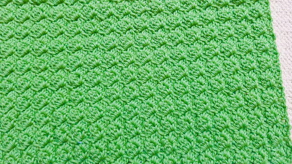 Crochet Moss Blanket With Easy Stitch Pattern