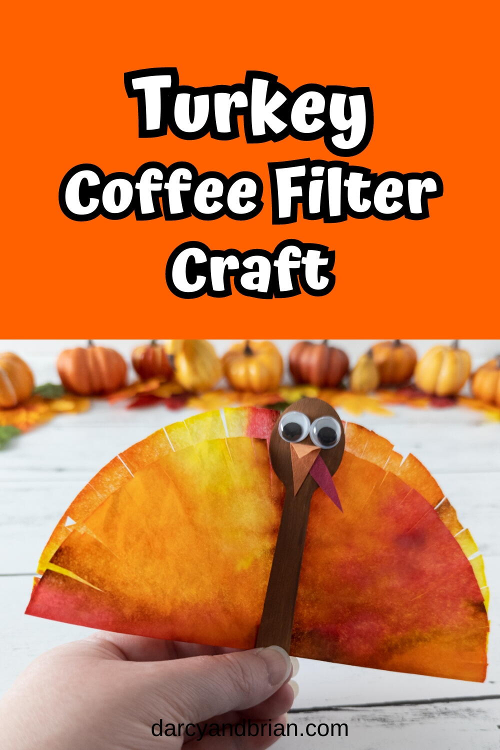 Turkey Coffee Filter Craft | AllFreeHolidayCrafts.com