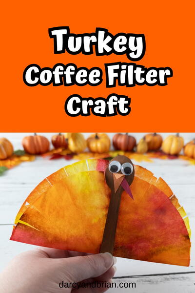 Turkey Coffee Filter Craft