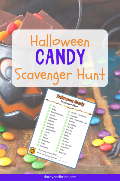 Halloween Candy Scavenger Hunt Printable