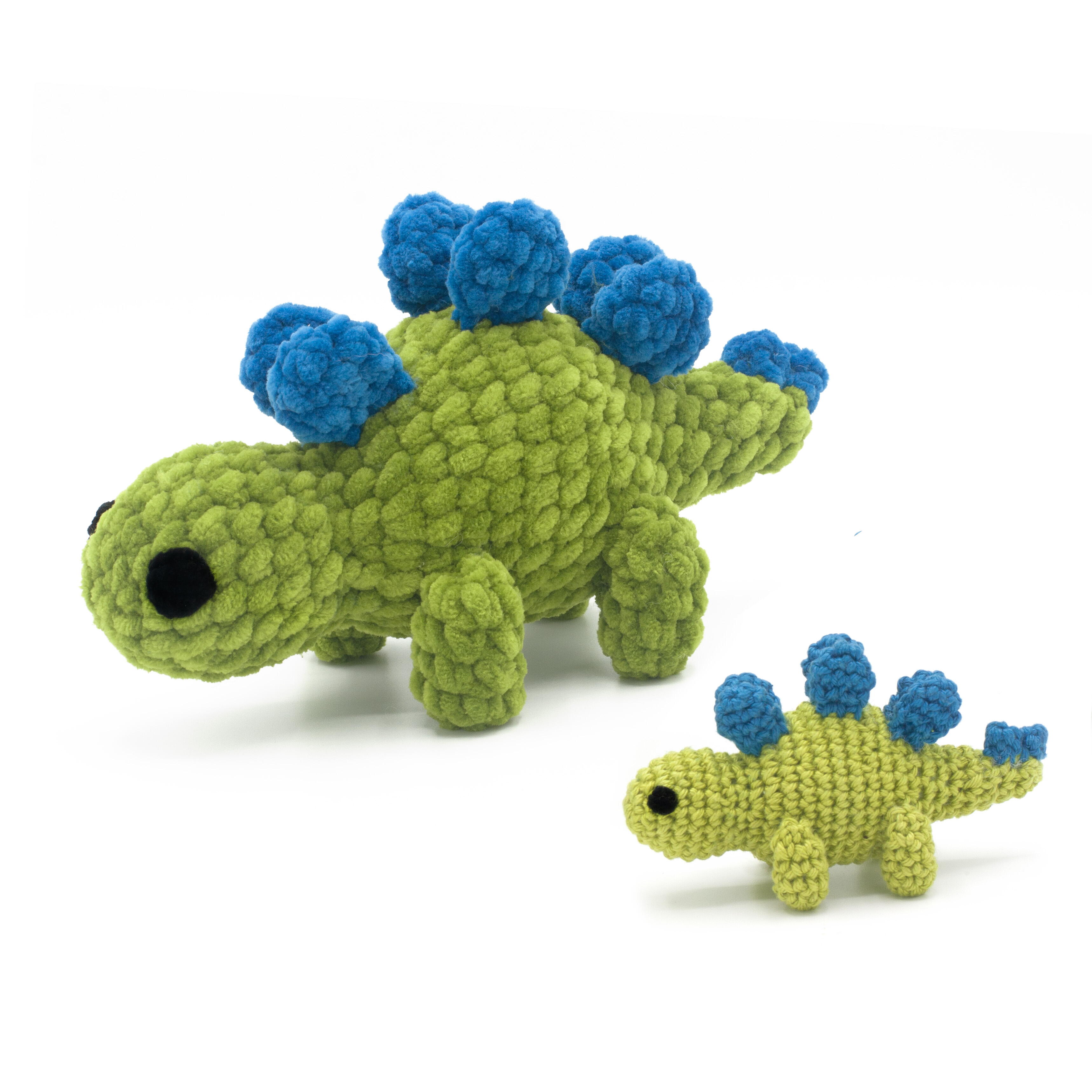 Free Dinosaur Crochet Pattern - Brodie The Stegosaurus | AllFreeCrochet.com