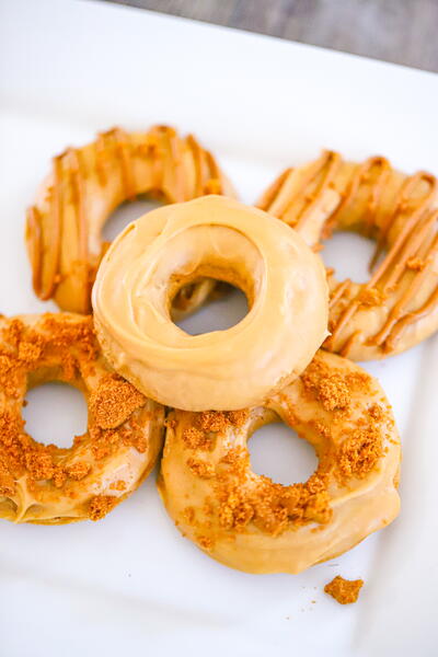 Delicious Baked Biscoff Donuts