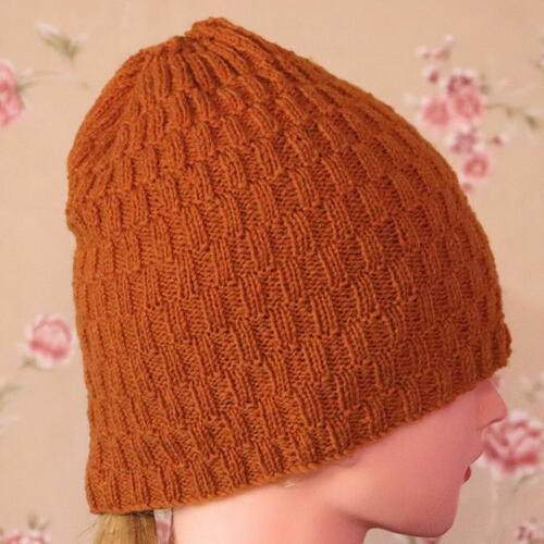 Simple Knit-purl Stitch Hat Pattern