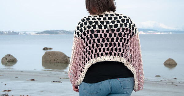 Crochet Rectangle Shrug – Free Crochet Pattern